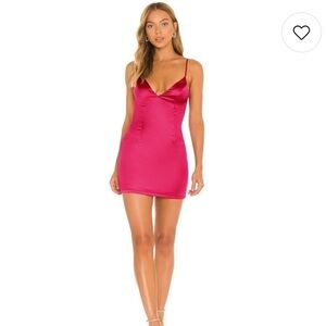 superdown Nicole Mini Dress in Hot Pink